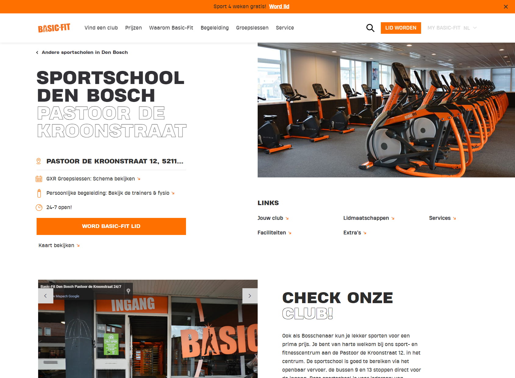 Basic-Fit Fitness Den Bosch Pastor the Kroonstraat