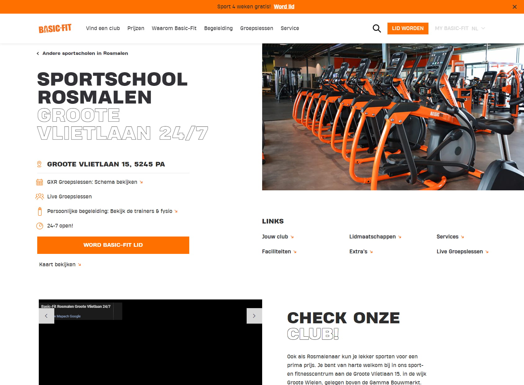 Basic-Fit Fitness Rosmalen Groote Vlietlaan