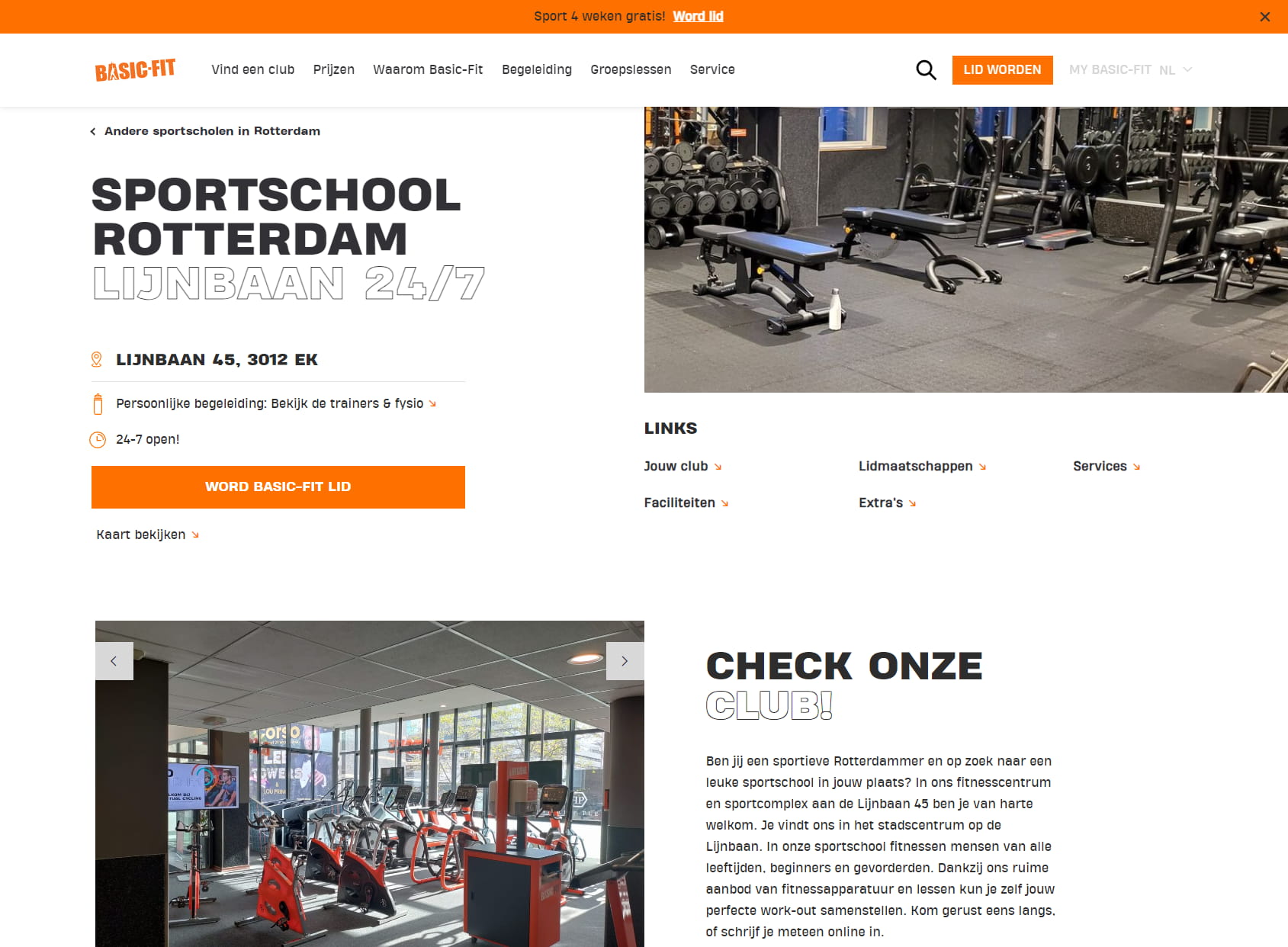 Basic-Fit Rotterdam Lijnbaan 24/7