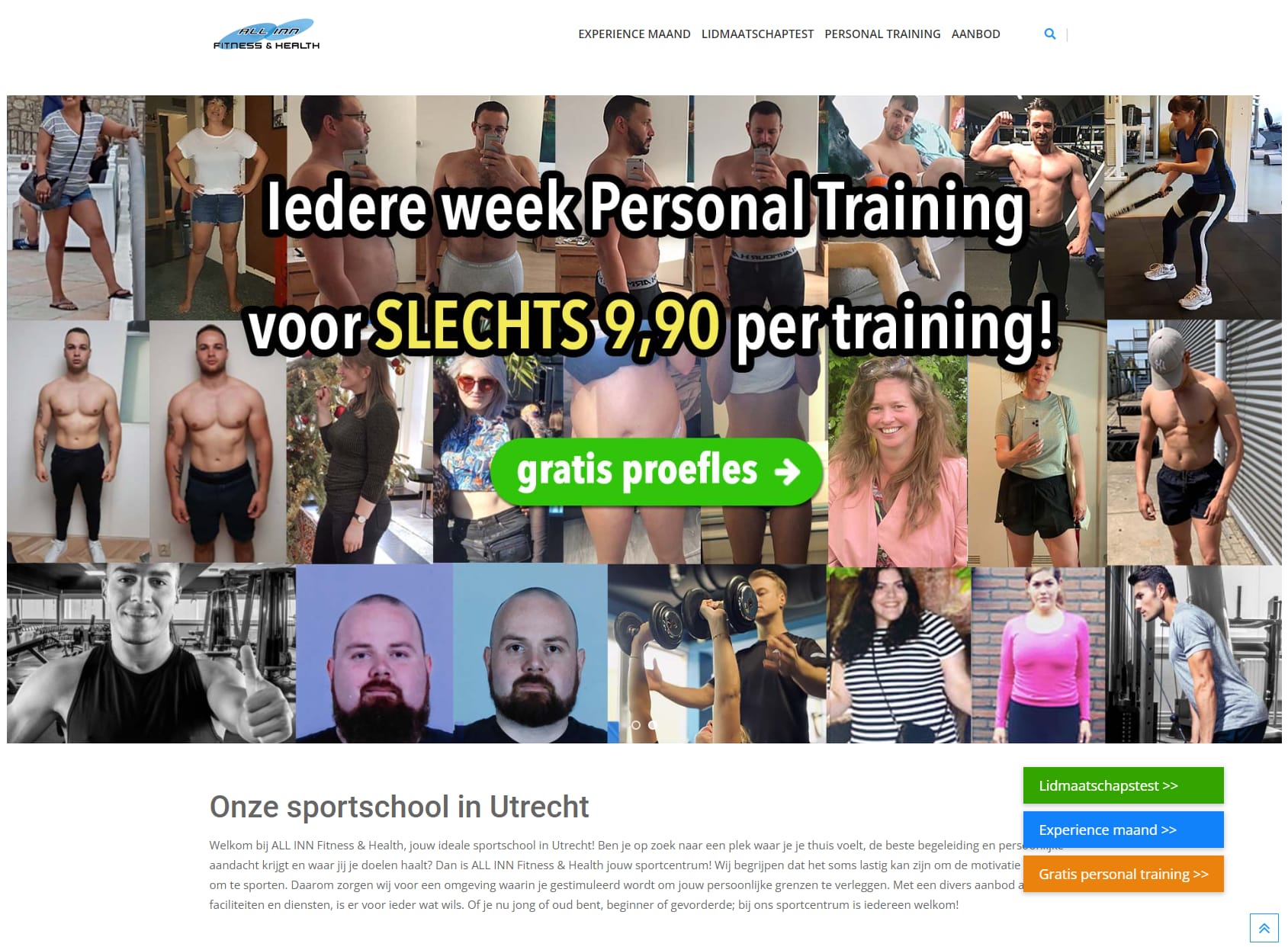 ALL INN Fitness & Health - Sportschool en Personal training Utrecht