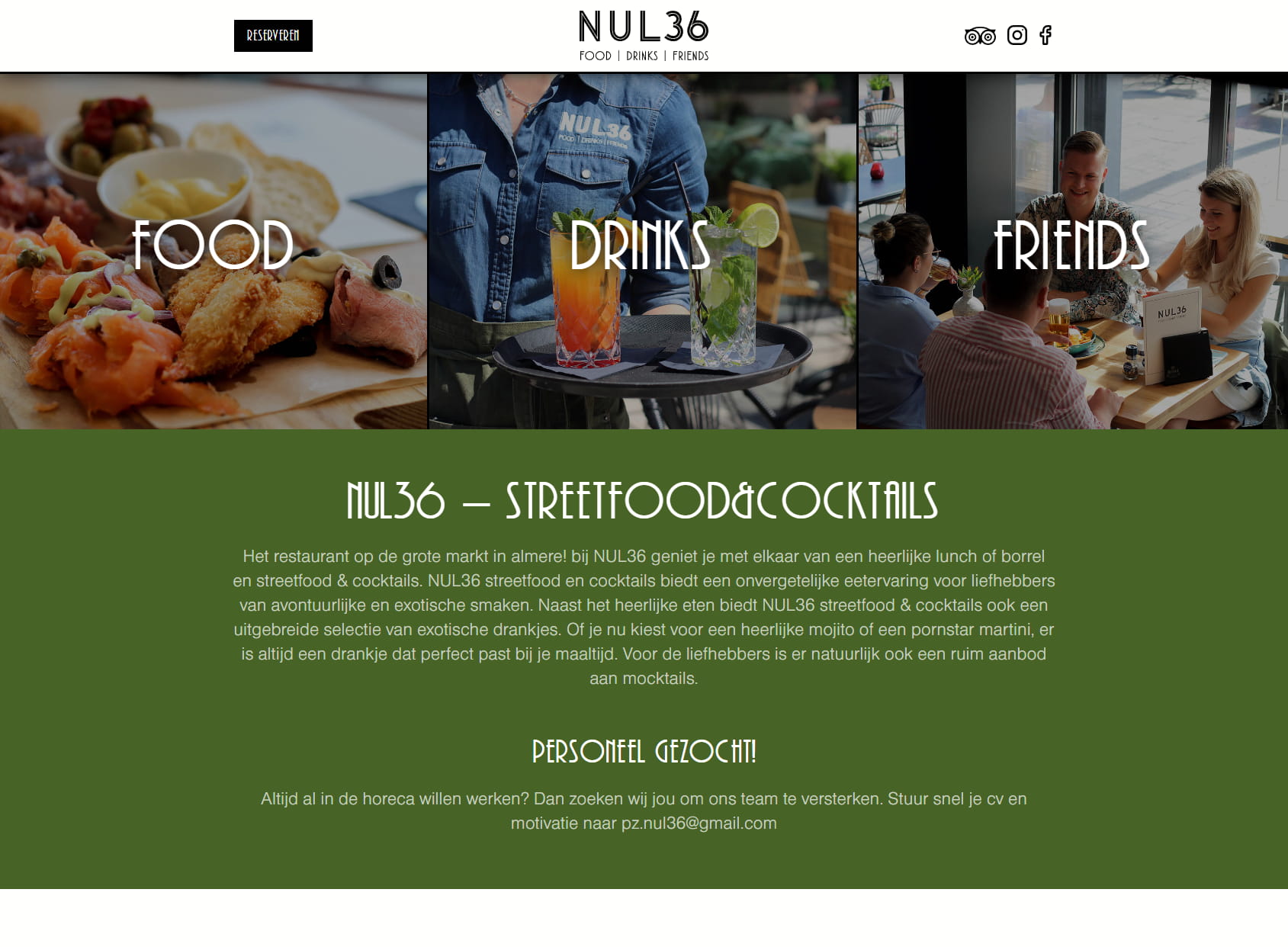 NUL36: Food | Drinks | Friends