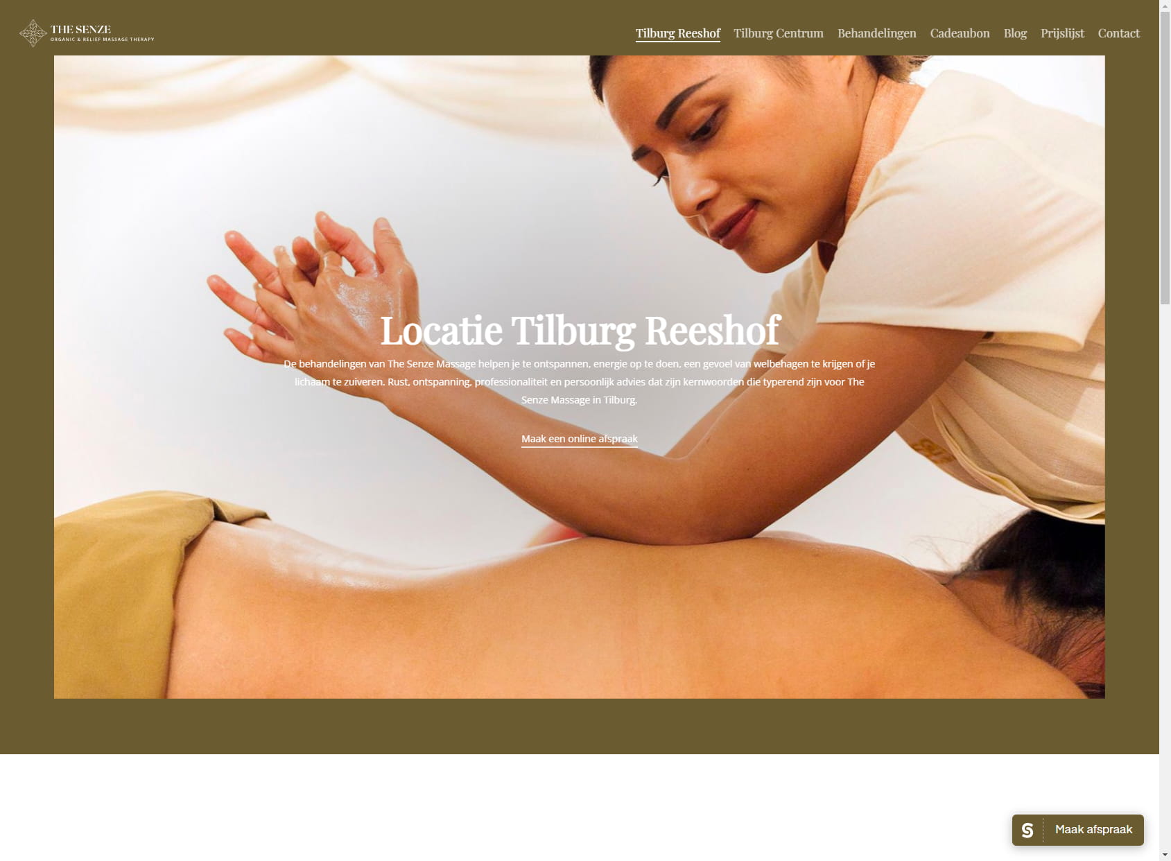 The Senze Massage Tilburg Reeshof