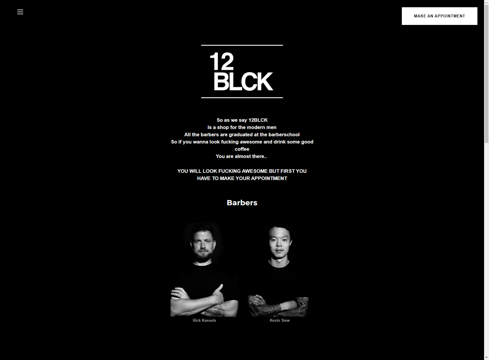 12 BLCK | Barbershop Delft