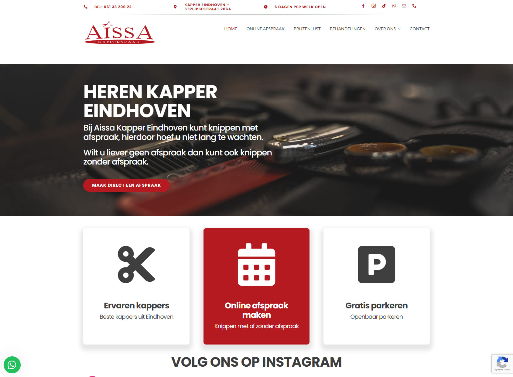 Kapper Eindhoven - Aissa Barber - Kapper Strijp