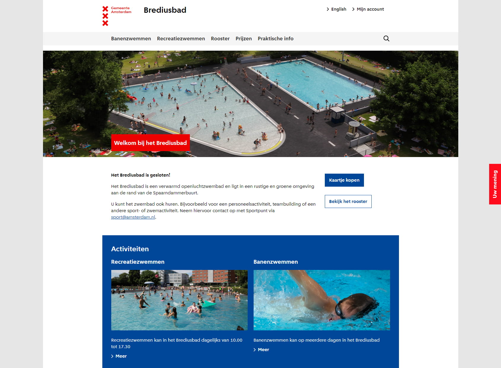 Brediusbad outdoor pool