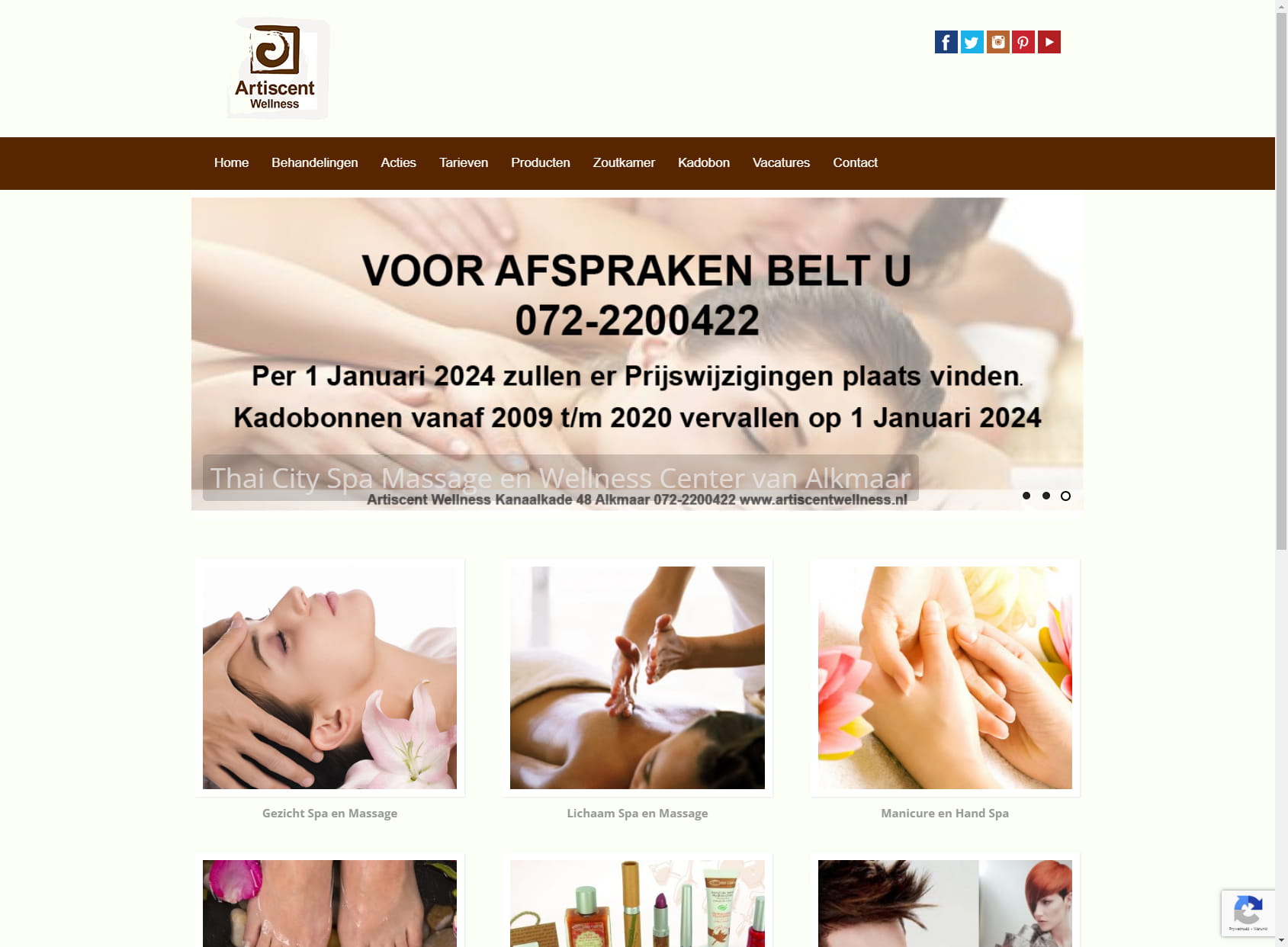 Artiscent Wellness Alkmaar - Thai City Spa Alkmaar - De Thaise Massage Beauty Spa en Wellness Center van Alkmaar