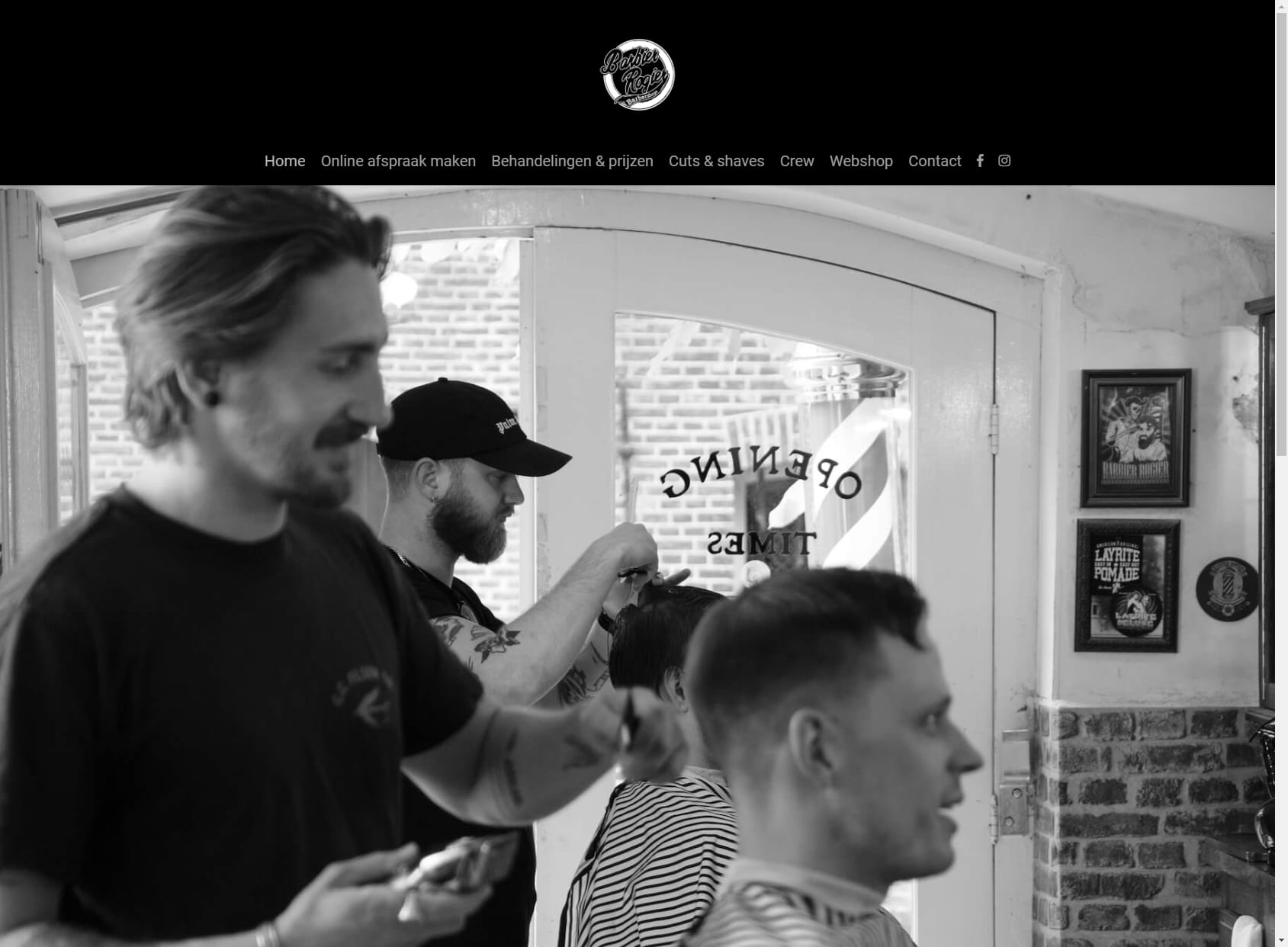 Barbier Rogier De barbershop van Utrecht