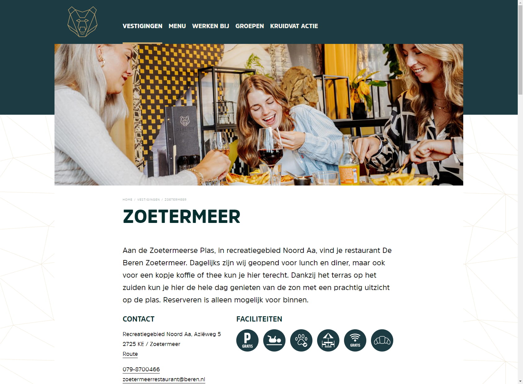 Restaurant De Beren Zoetermeer