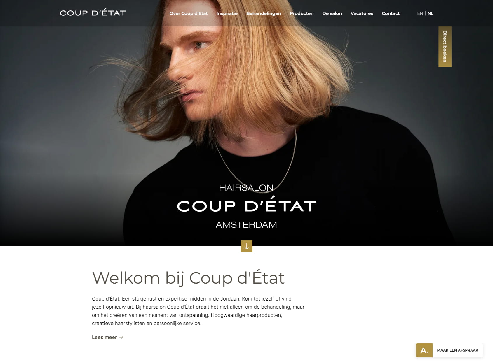 Hairsalon Coup D’Etat Amsterdam