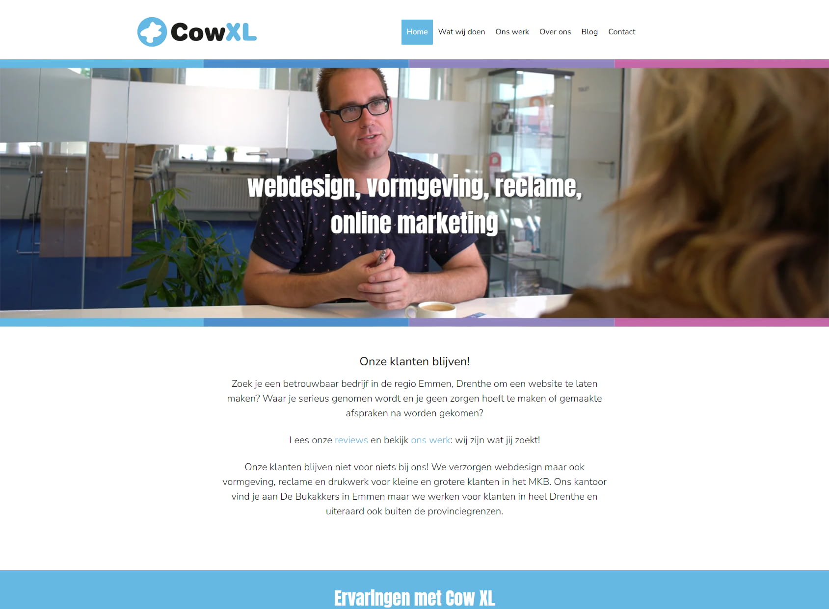Cow XL webdesign Emmen