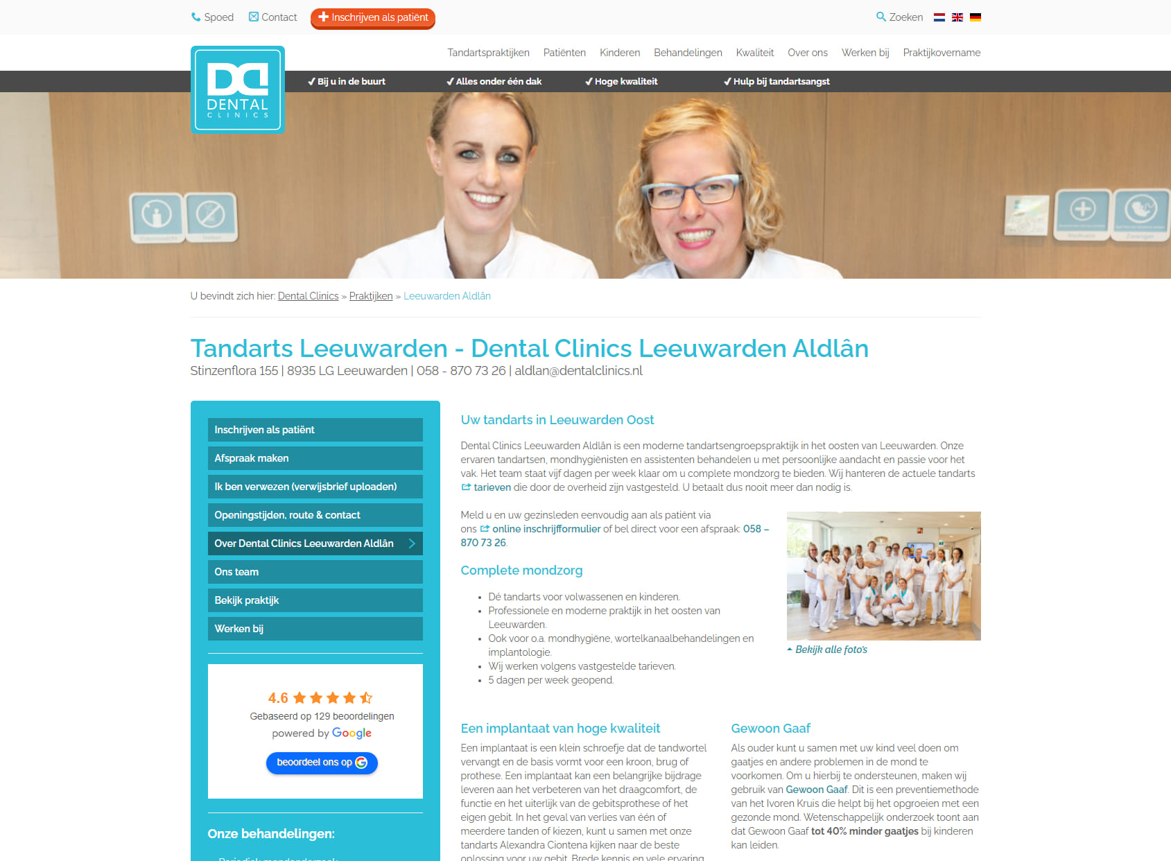 Dental Clinics Leeuwarden Aldlân
