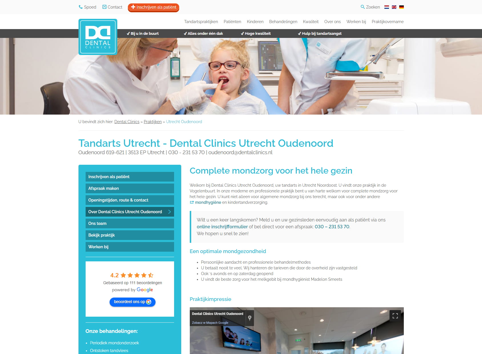 Dental Clinics Utrecht Oudenoord