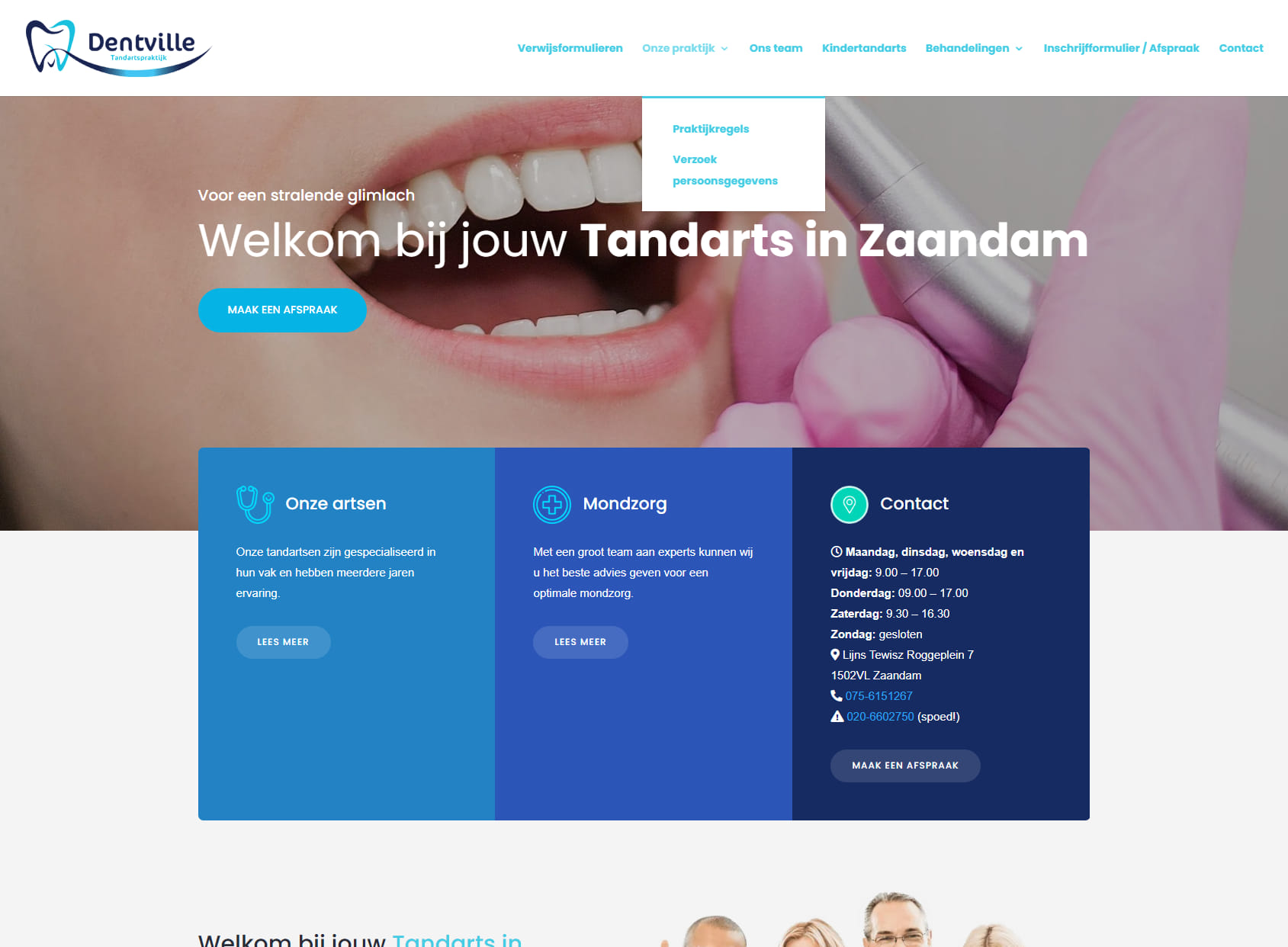 Dentville Zaandam | Tandarts | Implantologie-Endodontologie