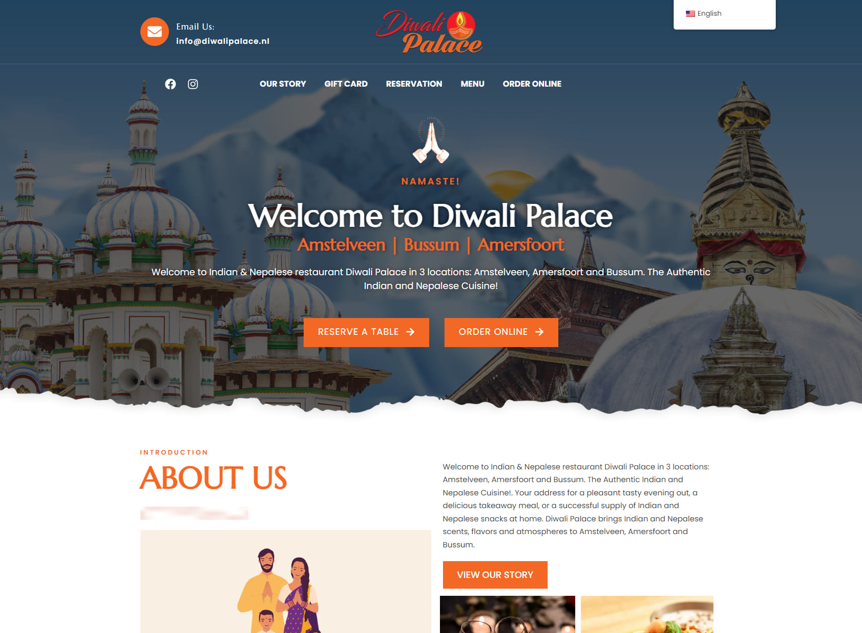 Diwali Palace Amersfoort , Nepalese & Indian Restaurant