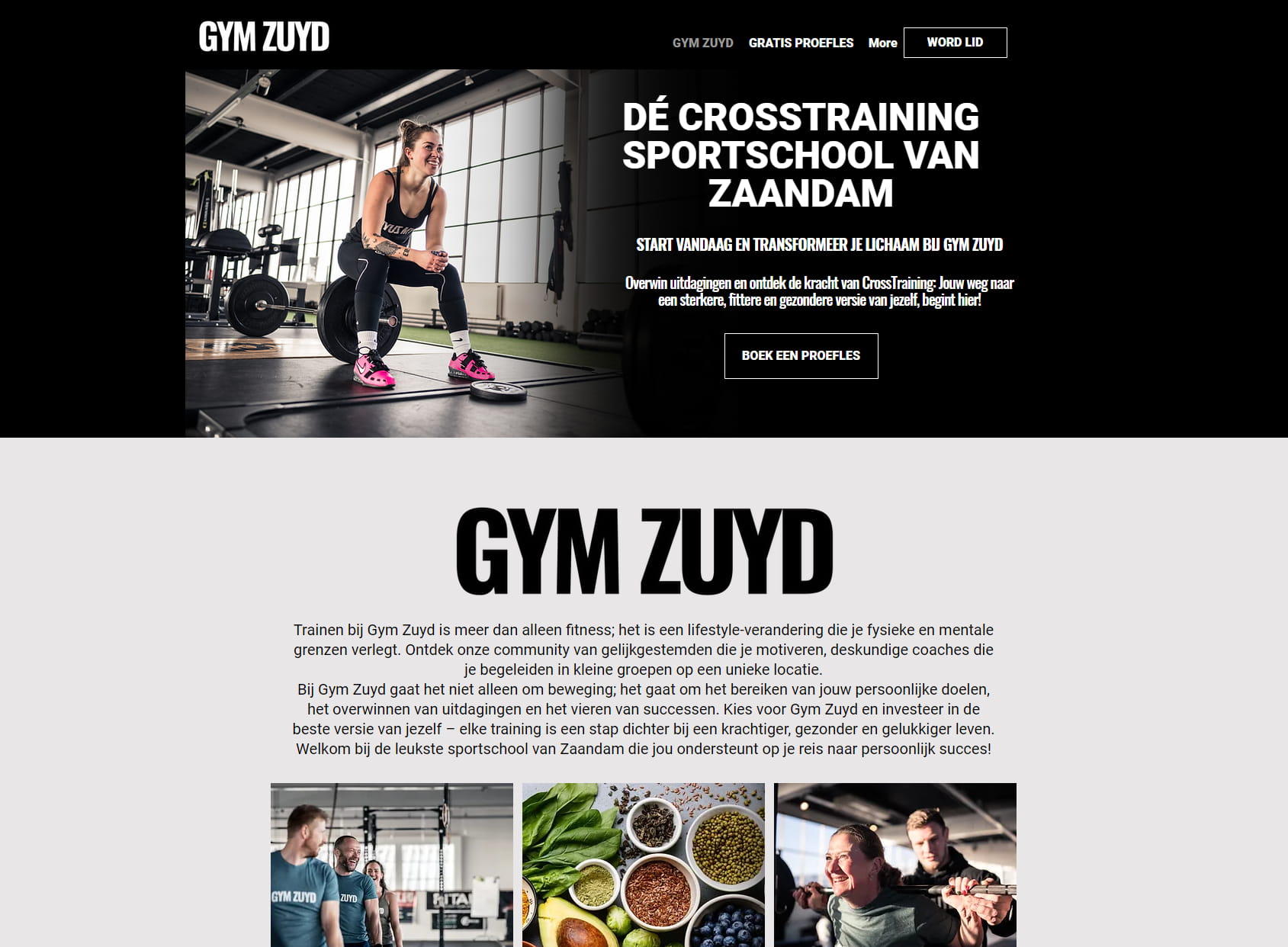 Gym Zuyd - Sportschool Zaandam & Personal training