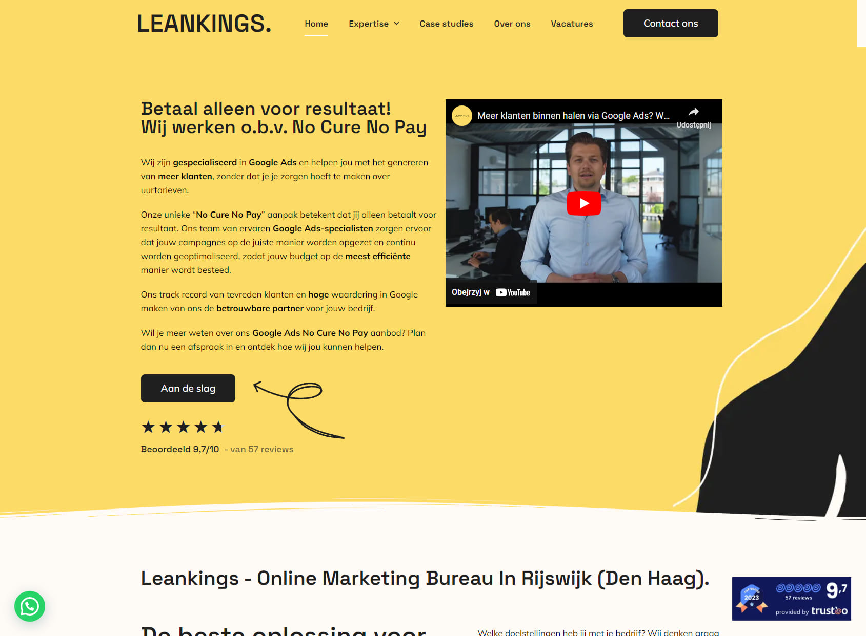 Leankings online marketing bureau Rijswijk, Den Haag en omgeving