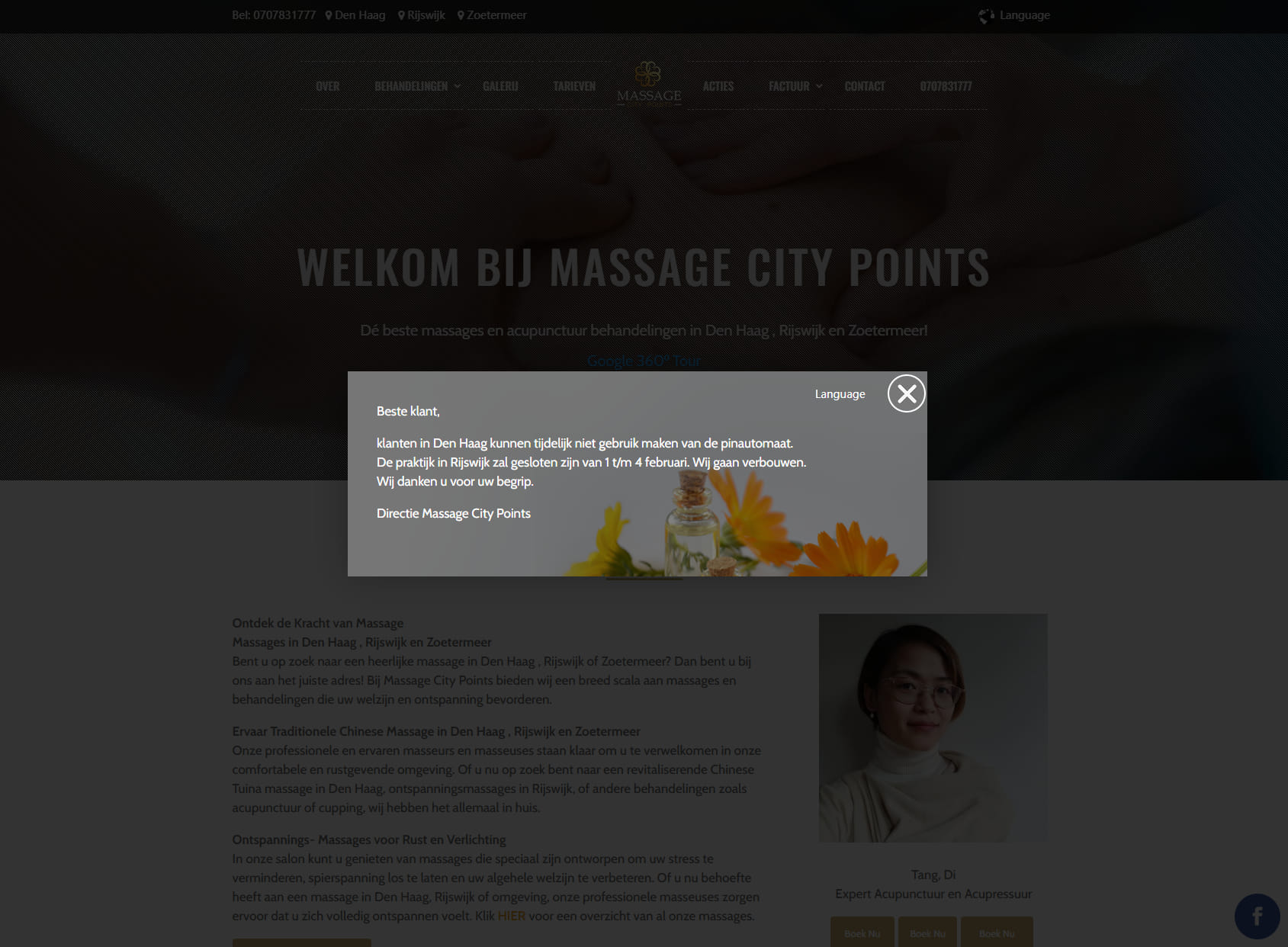 Massage City Points