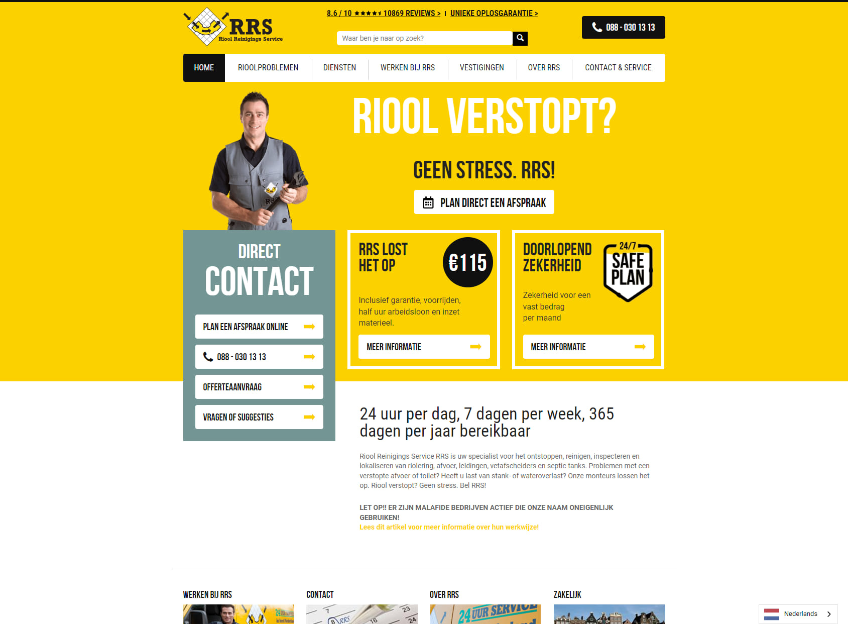 Riool Reinigings Service RRS, Rotterdam