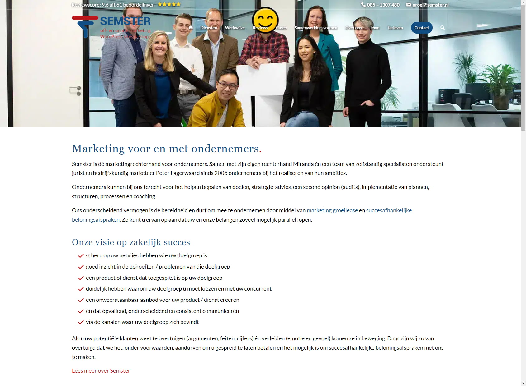 Semster online marketing Alkmaar & WordPress webdesign bureau