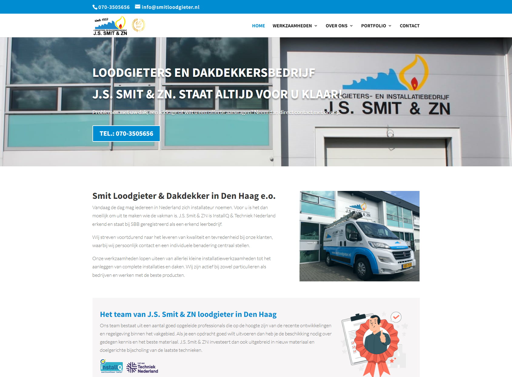 Loodgieters- en Dakdekkersbedrijf J.S. Smit en Zn.