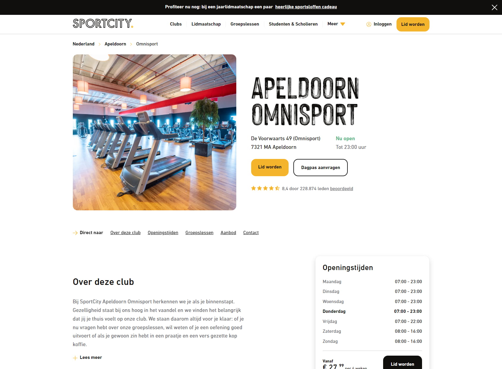 Fit For Free Omnisport Apeldoorn