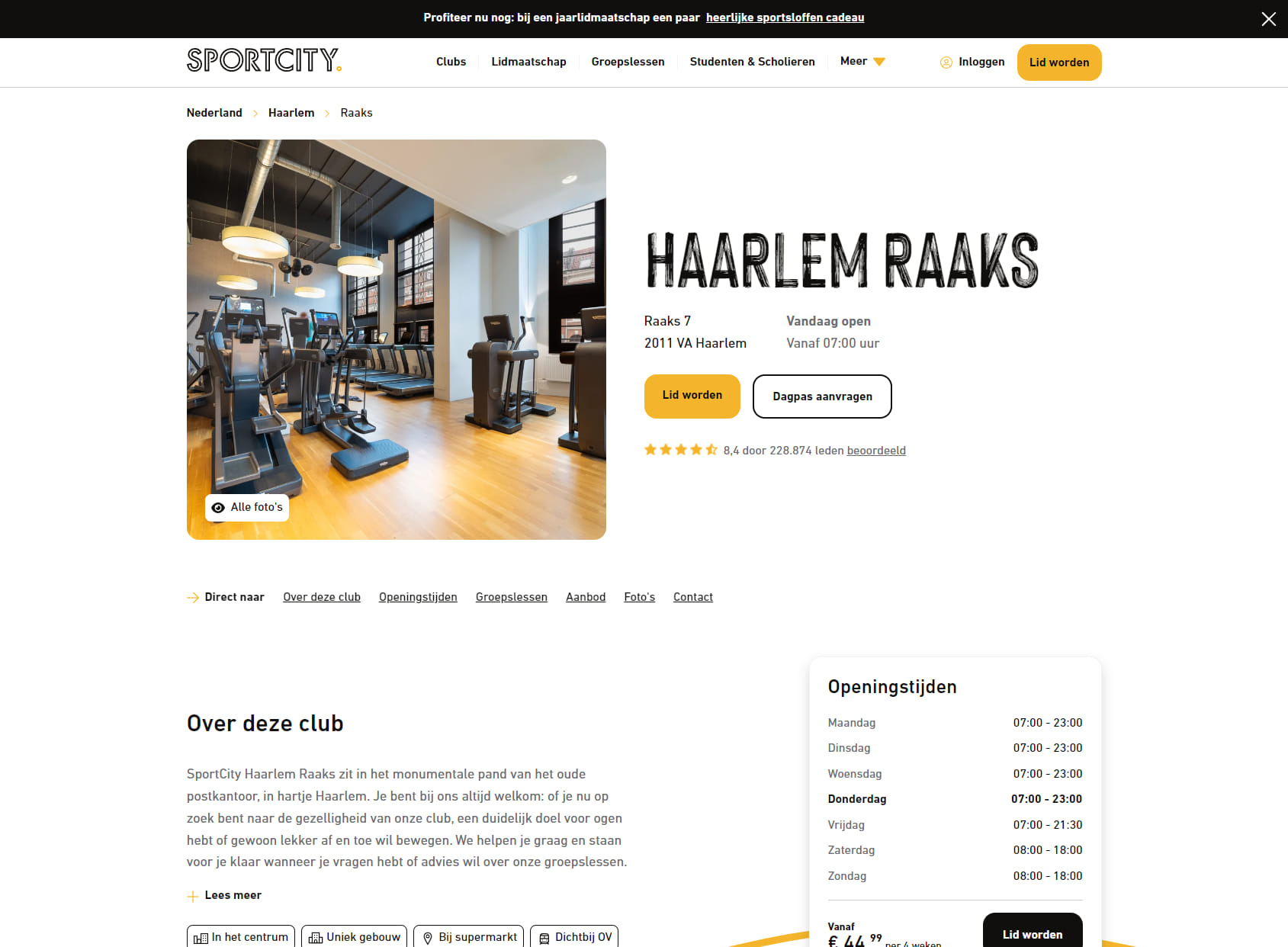 SportCity Haarlem Raaks
