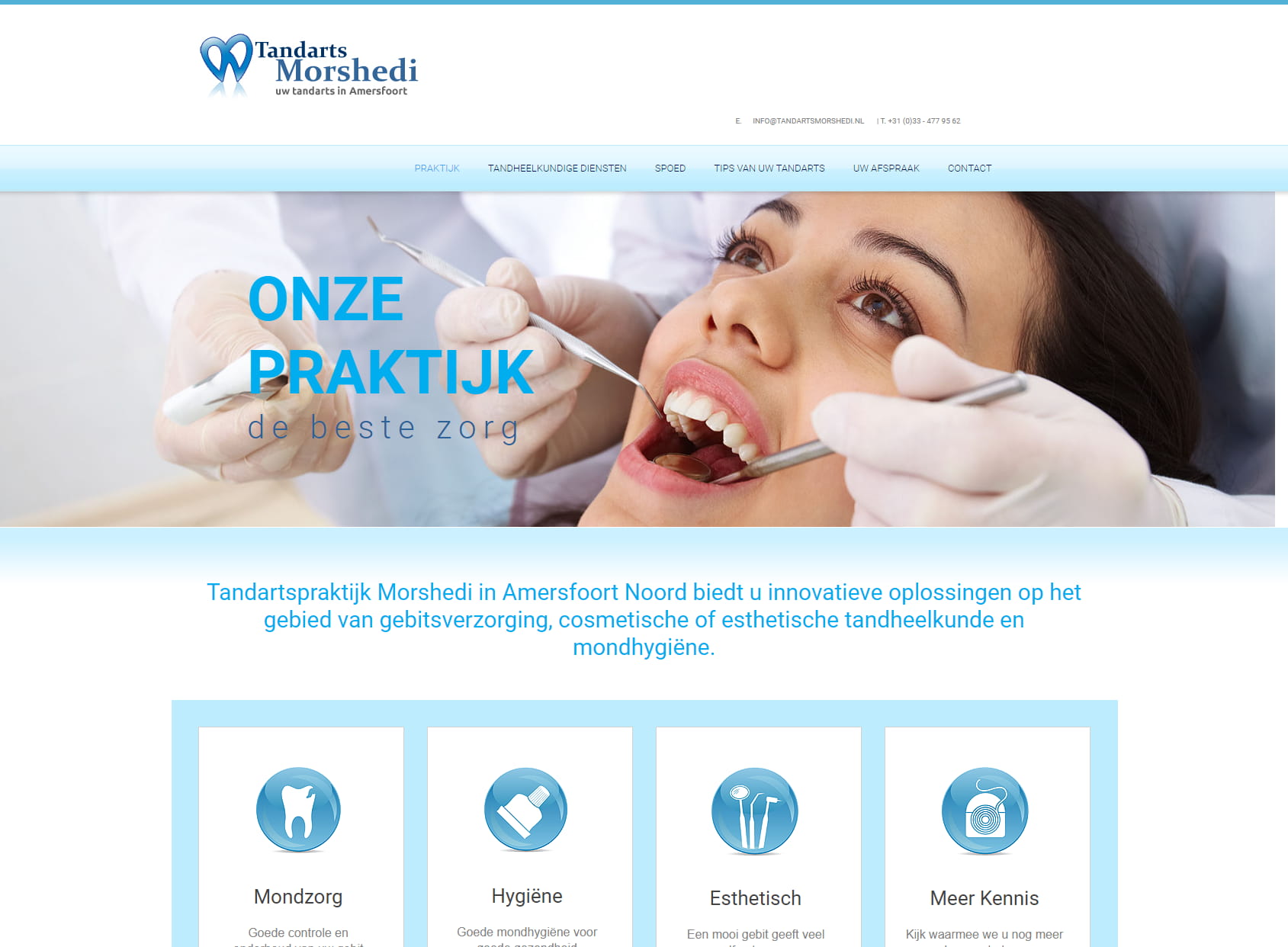 Tandartspraktijk Morshedi - Esthetische tandheelkunde Amersfoort