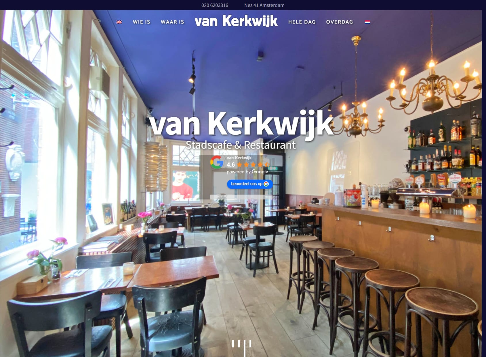 Café restaurant van Kerkwijk